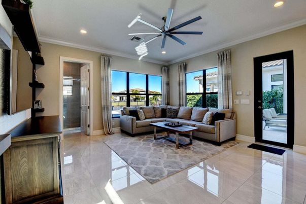Interior, Living room, Recessed Lighting