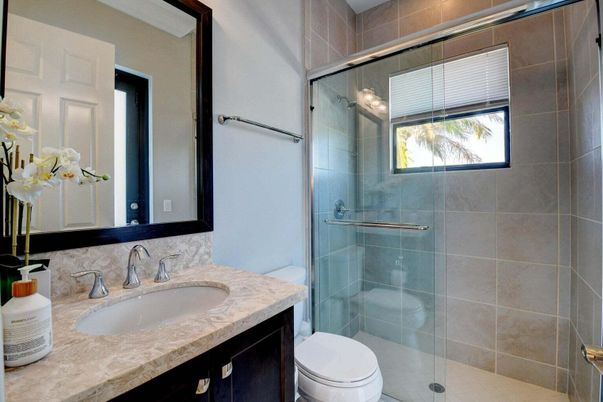 Bathroom, Glass Shower, Interior