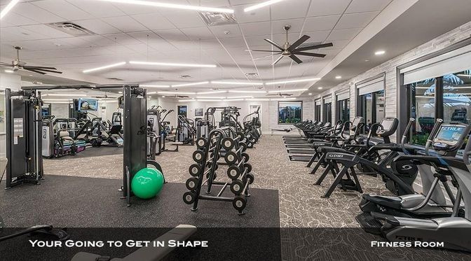 Fitness Equipment, Gym, Interior, Recessed Lighting
