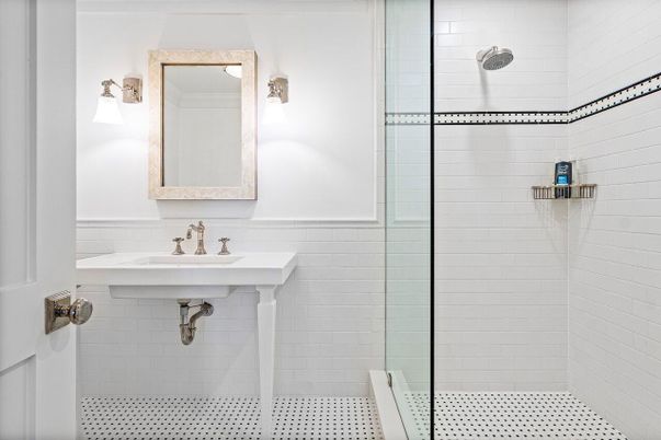Bathroom, Glass Shower, Interior