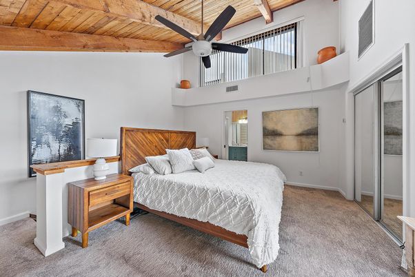Bedroom, Interior, Wooden Beams, Wooden Ceilings