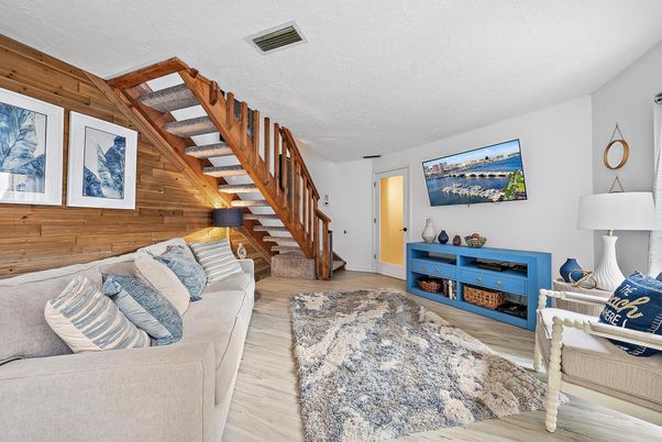 Fireplace, Interior, Living room, Wood Texture Flooring, Wooden Walls