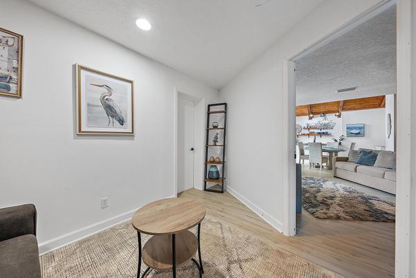 Interior, Recessed Lighting, Wood Texture Flooring