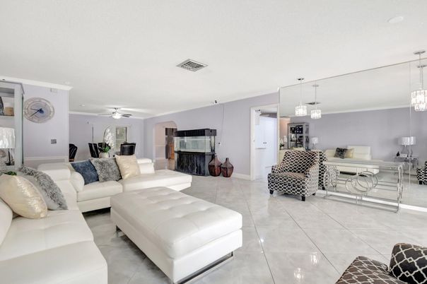 Dining room, Fireplace, Interior, Living room, Pendant Lights