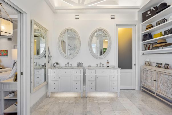 Bathroom, Dual Sink Vanities, Interior, Marble