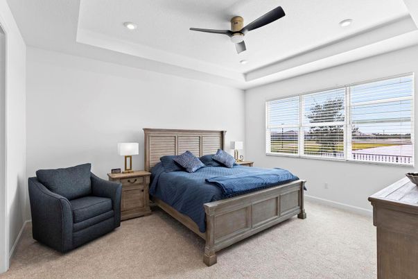 Bedroom, Interior, Recessed Lighting