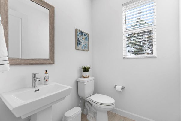 Bathroom, Interior, Wood Texture Flooring