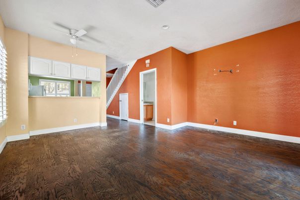 Empty room, Interior, Wood Texture Flooring