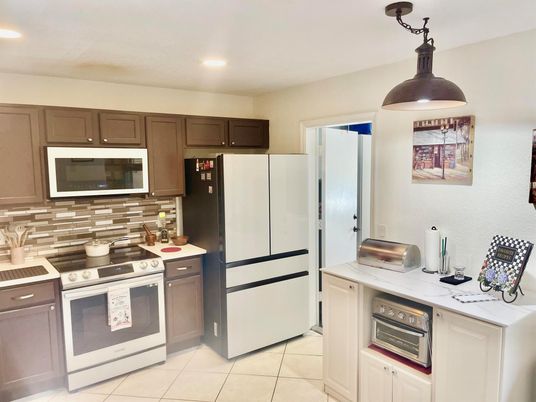 Interior, Kitchen, Recessed Lighting, Stainless Steel Appliances
