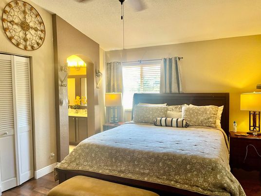 Bedroom, Interior, Wood Texture Flooring
