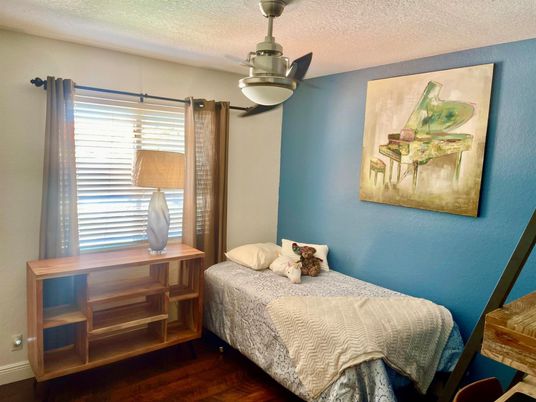 Bedroom, Interior, Wood Texture Flooring