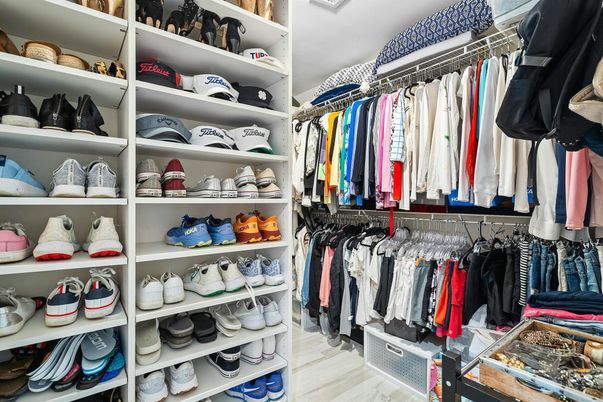Interior, Walk-in Closets, Wood Texture Flooring
