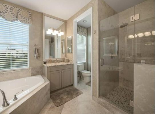 Bathroom, Glass Shower, Interior