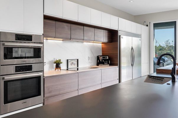 Interior, Kitchen, Recessed Lighting, Stainless Steel Appliances