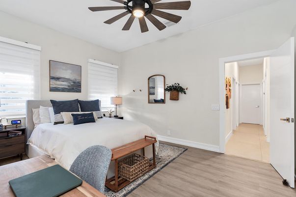 Bedroom, Interior, Wood Texture Flooring