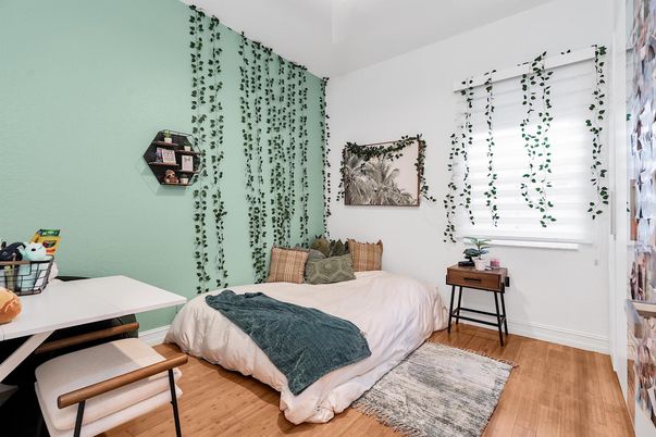 Bedroom, Interior, Wood Texture Flooring