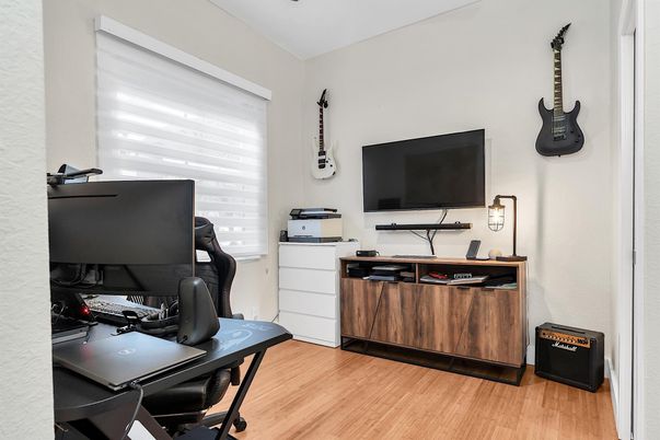 Home Office, Interior, Wood Texture Flooring