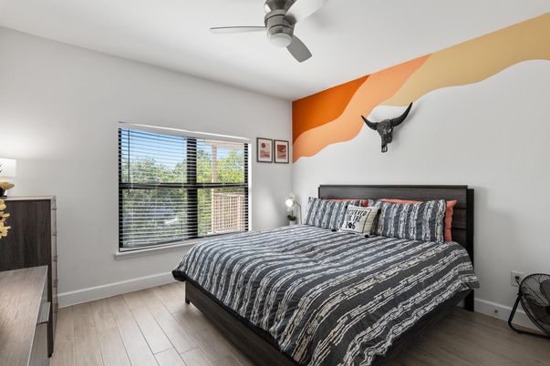 Bedroom, Interior, Wood Texture Flooring
