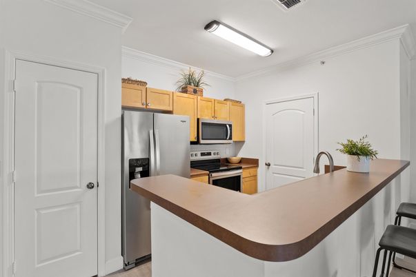 Interior, Kitchen, Stainless Steel Appliances