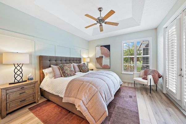 Bedroom, Interior, Wood Texture Flooring