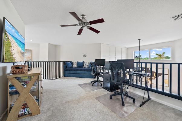 Home Office, Interior, Recessed Lighting