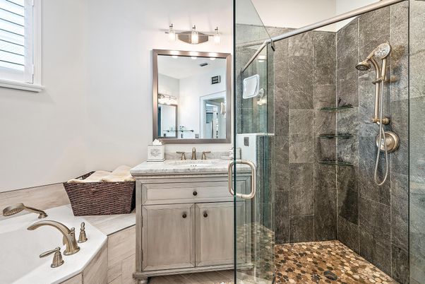 Bathroom, Glass Shower, Interior