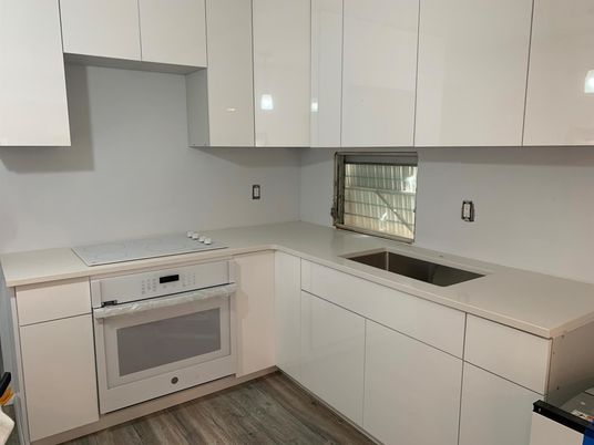 Interior, Kitchen, Wood Texture Flooring