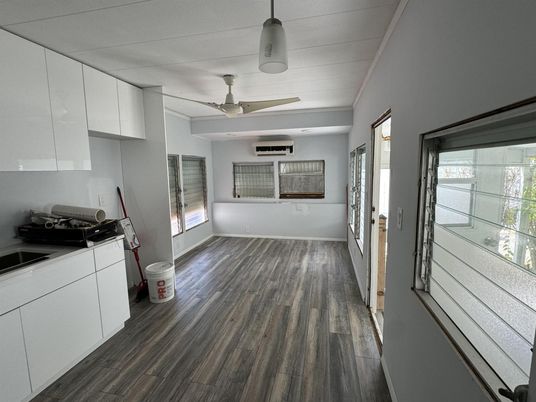 Interior, Kitchen, Wood Texture Flooring