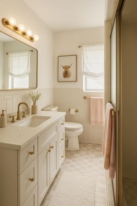 Bathroom, Dual Sink Vanities, Interior