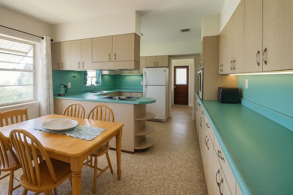 Dining room, Interior, Kitchen