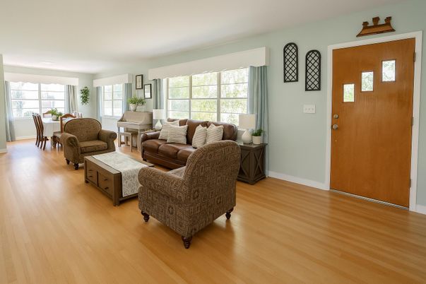 Dining room, Interior, Living room, Wood Texture Flooring