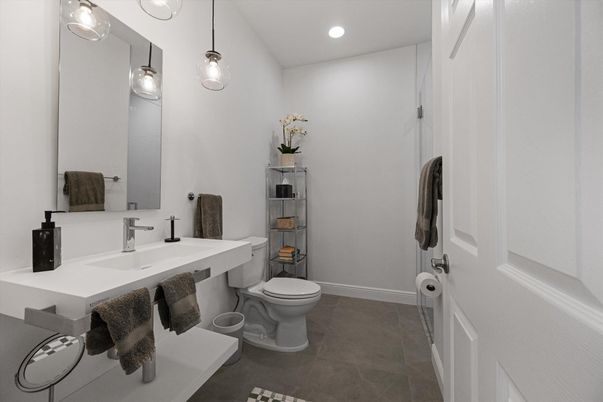 Bathroom, Interior, Pendant Lights, Recessed Lighting
