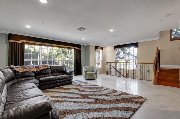 Interior, Living room, Recessed Lighting