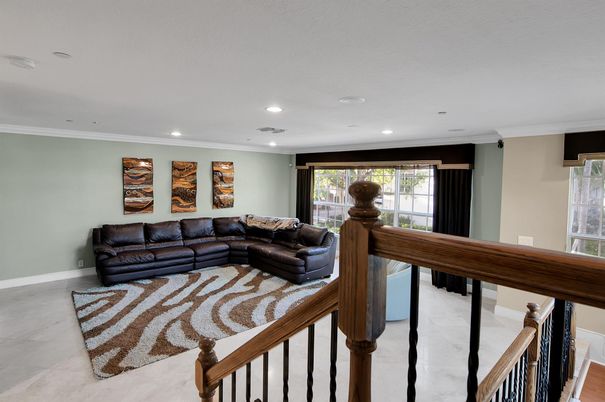 Interior, Living room, Recessed Lighting