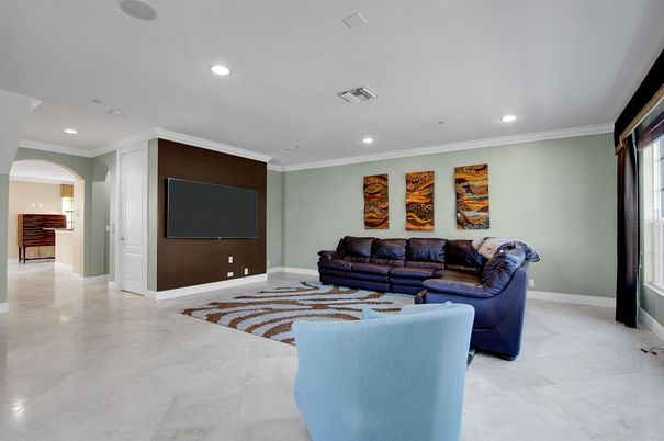 Interior, Living room, Recessed Lighting