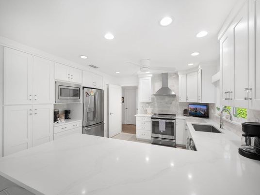 Interior, Kitchen, Recessed Lighting, Stainless Steel Appliances