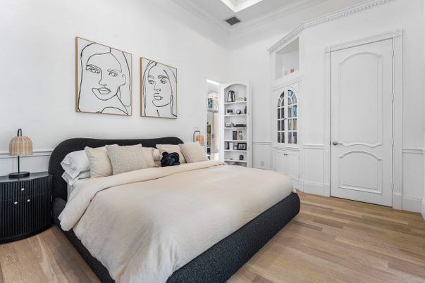 Bedroom, Interior, Wood Texture Flooring