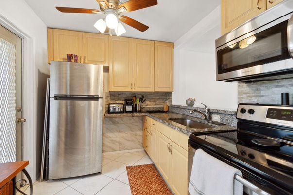 Interior, Kitchen, Marble, Stainless Steel Appliances