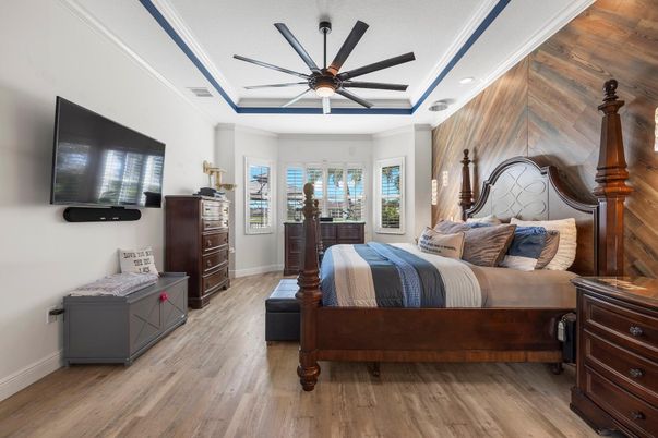 Bedroom, Interior, Wood Texture Flooring