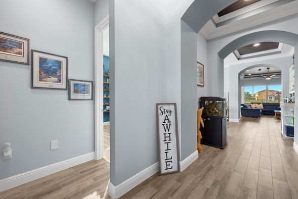 Interior, Recessed Lighting, Wood Texture Flooring