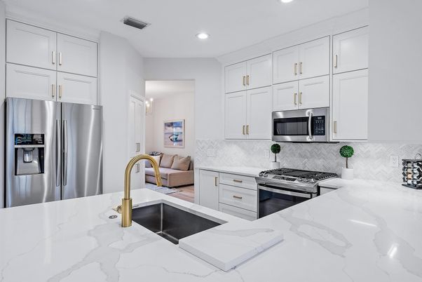 Interior, Kitchen, Recessed Lighting, Stainless Steel Appliances