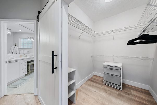 Interior, Recessed Lighting, Walk-in Closets, Wood Texture Flooring
