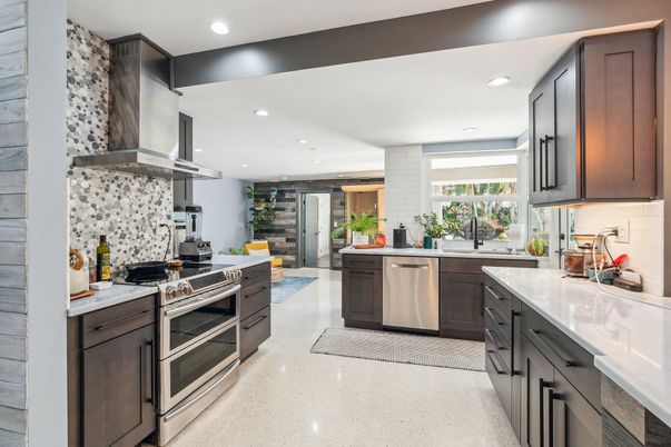 Interior, Kitchen, Recessed Lighting, Stainless Steel Appliances