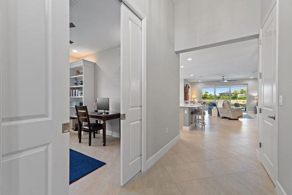 Home Office, Interior, Recessed Lighting