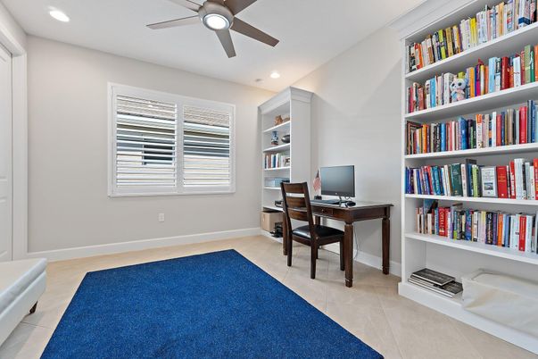 Home Office, Interior, Recessed Lighting