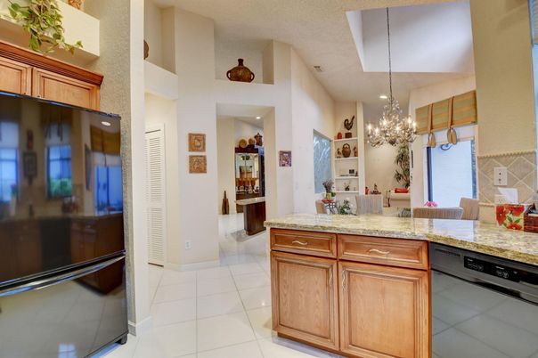 Chandelier, Interior, Kitchen, Recessed Lighting