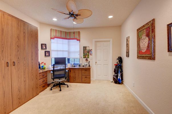 Home Office, Interior, Recessed Lighting