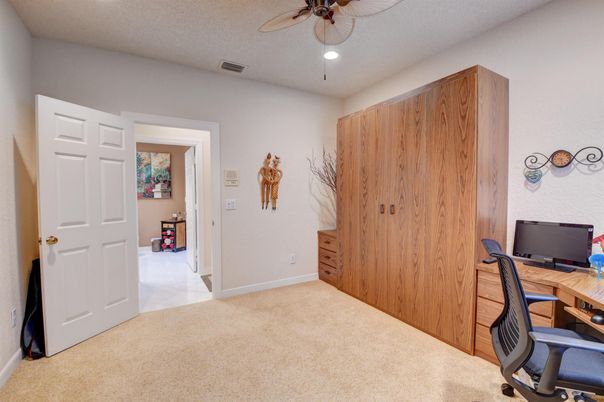 Home Office, Interior, Recessed Lighting