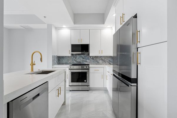 Interior, Kitchen, Recessed Lighting, Stainless Steel Appliances