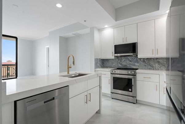 Interior, Kitchen, Recessed Lighting, Stainless Steel Appliances